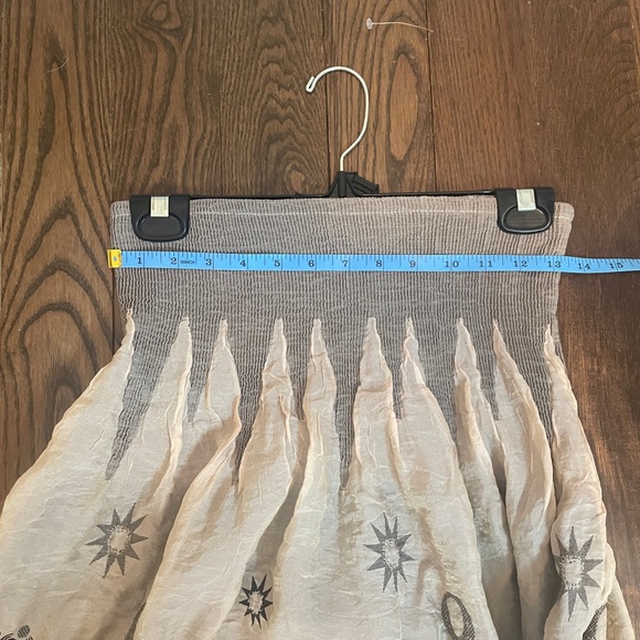 Anthropologie Dress Convertible OS Brown Tan Lapis Fairy - Picture 8 of 10